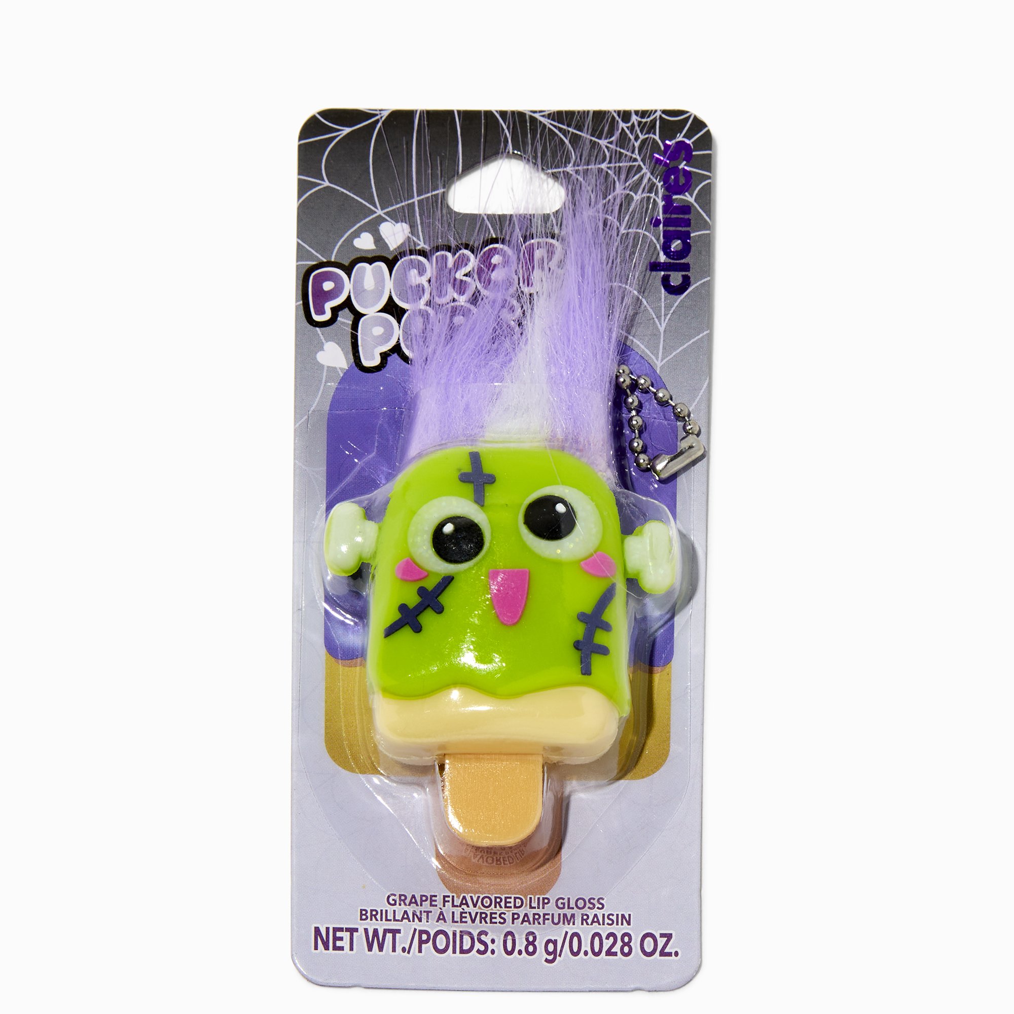 Pucker Pops® Crazy Hair Monster Lip Gloss - Grape