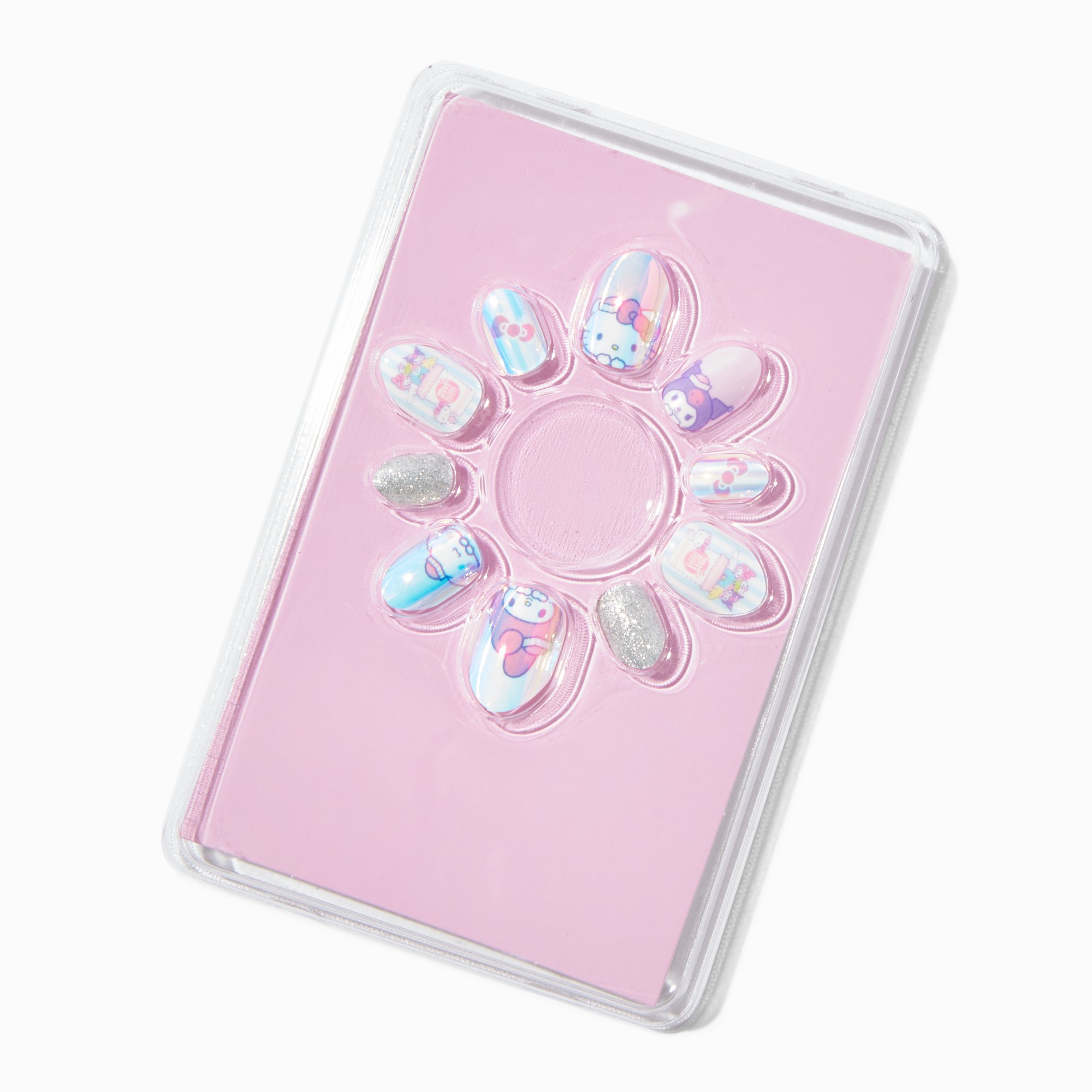 Hello Kitty® And Friends Claire's Exclusive Snack Shop Stiletto Press On Faux Nails - 20 Pack
