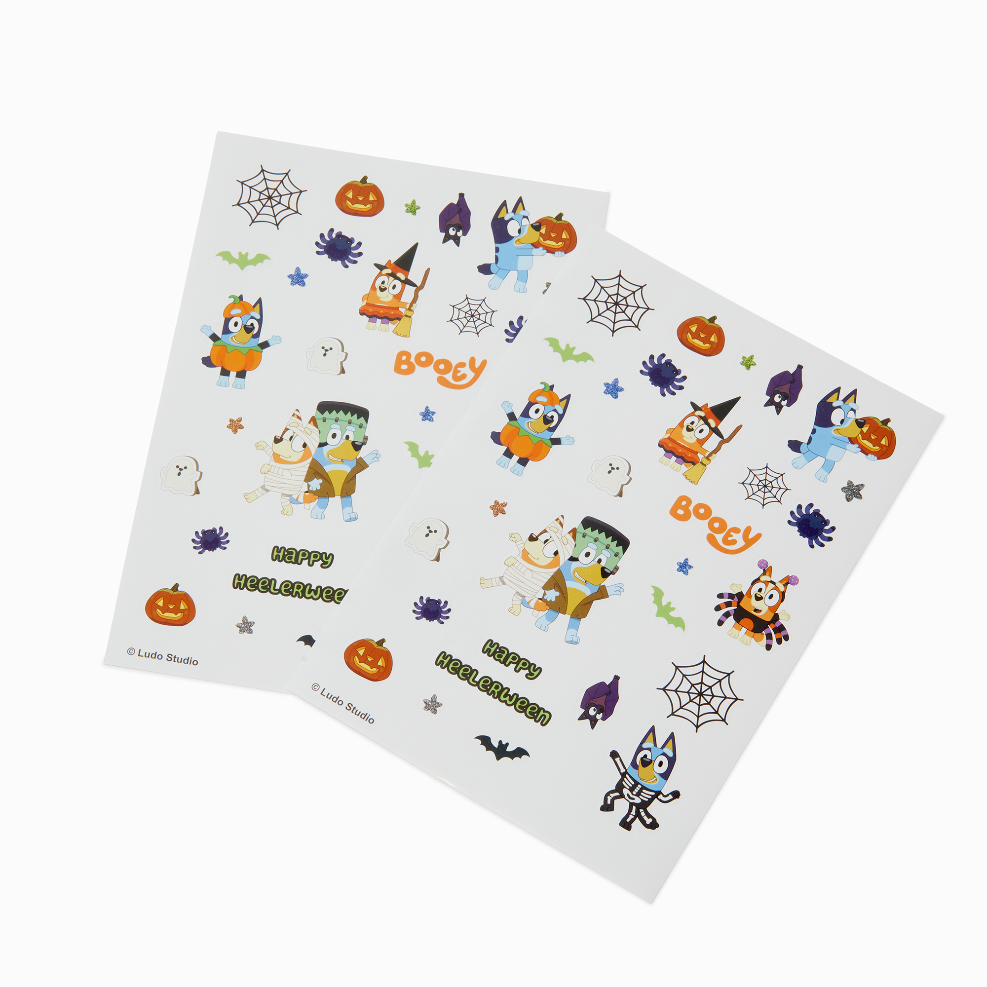 Bluey Halloween Temporary Tattoos - 60 Pack