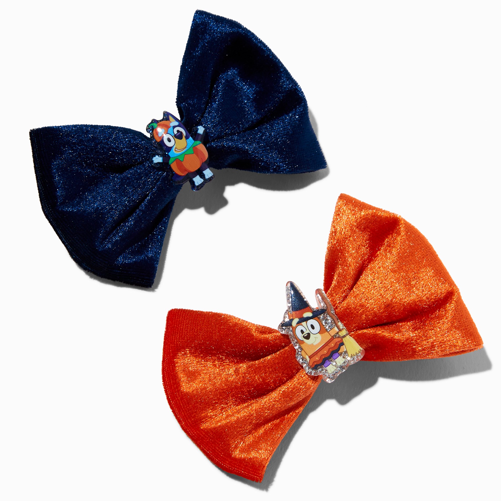 Bluey Halloween Hair Bow Clips - 2 Pack
