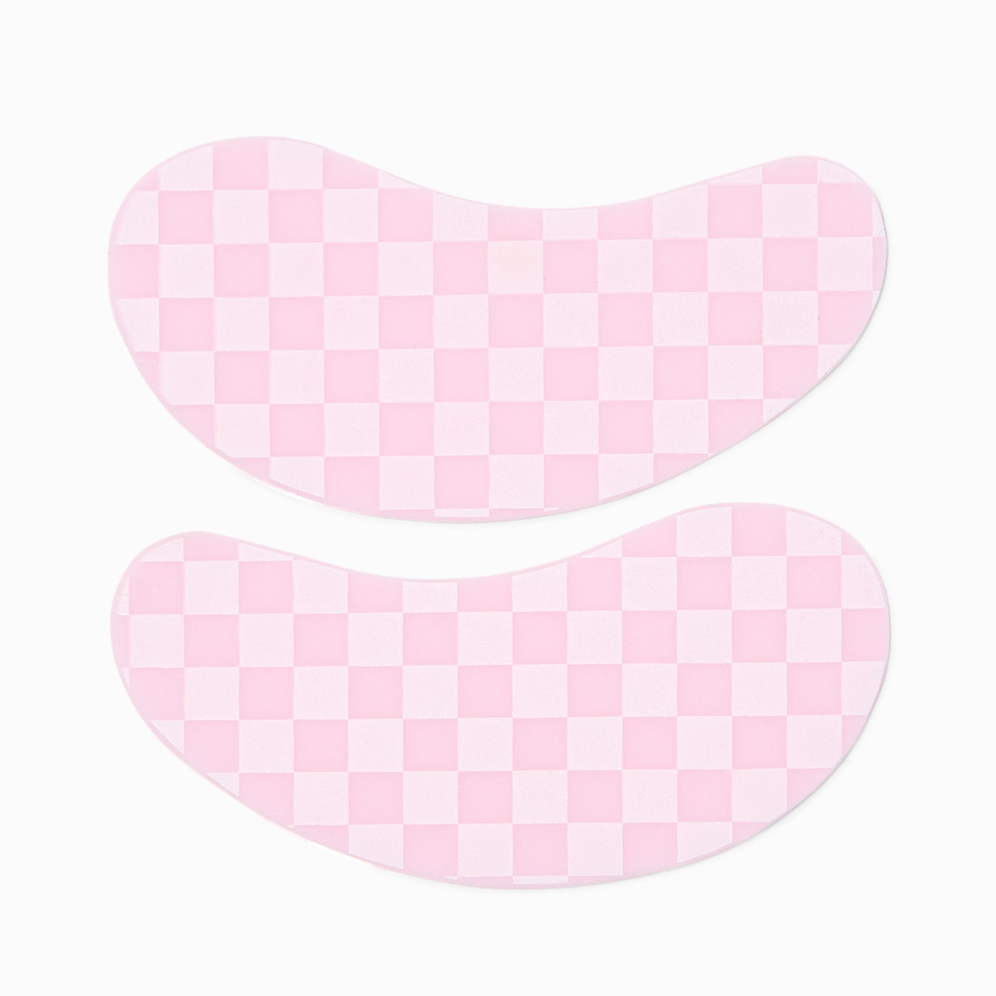 Pink & White Checkered Gel Under Eye Patches - 2 Pack