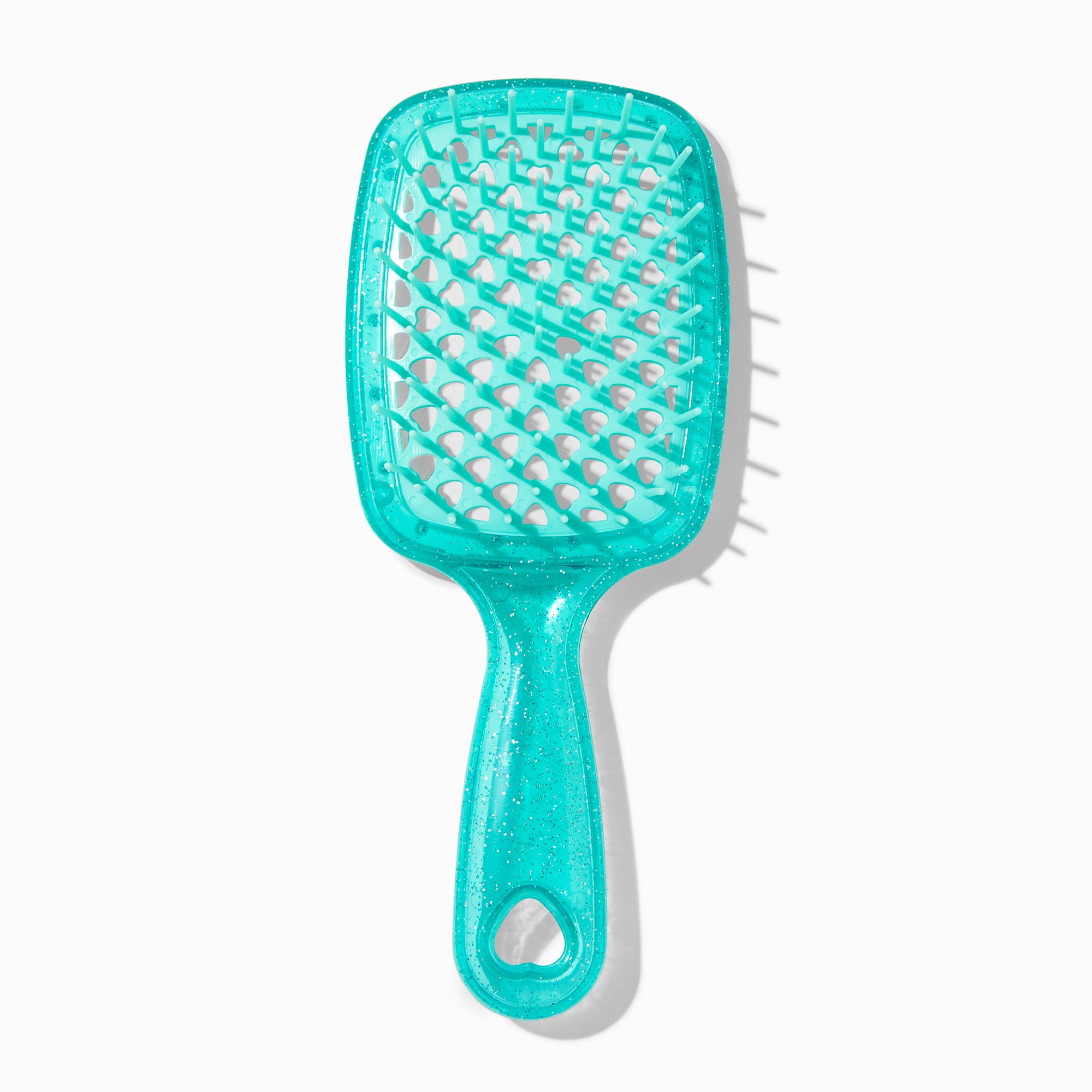 Mint Heart Paddle Hair Brush