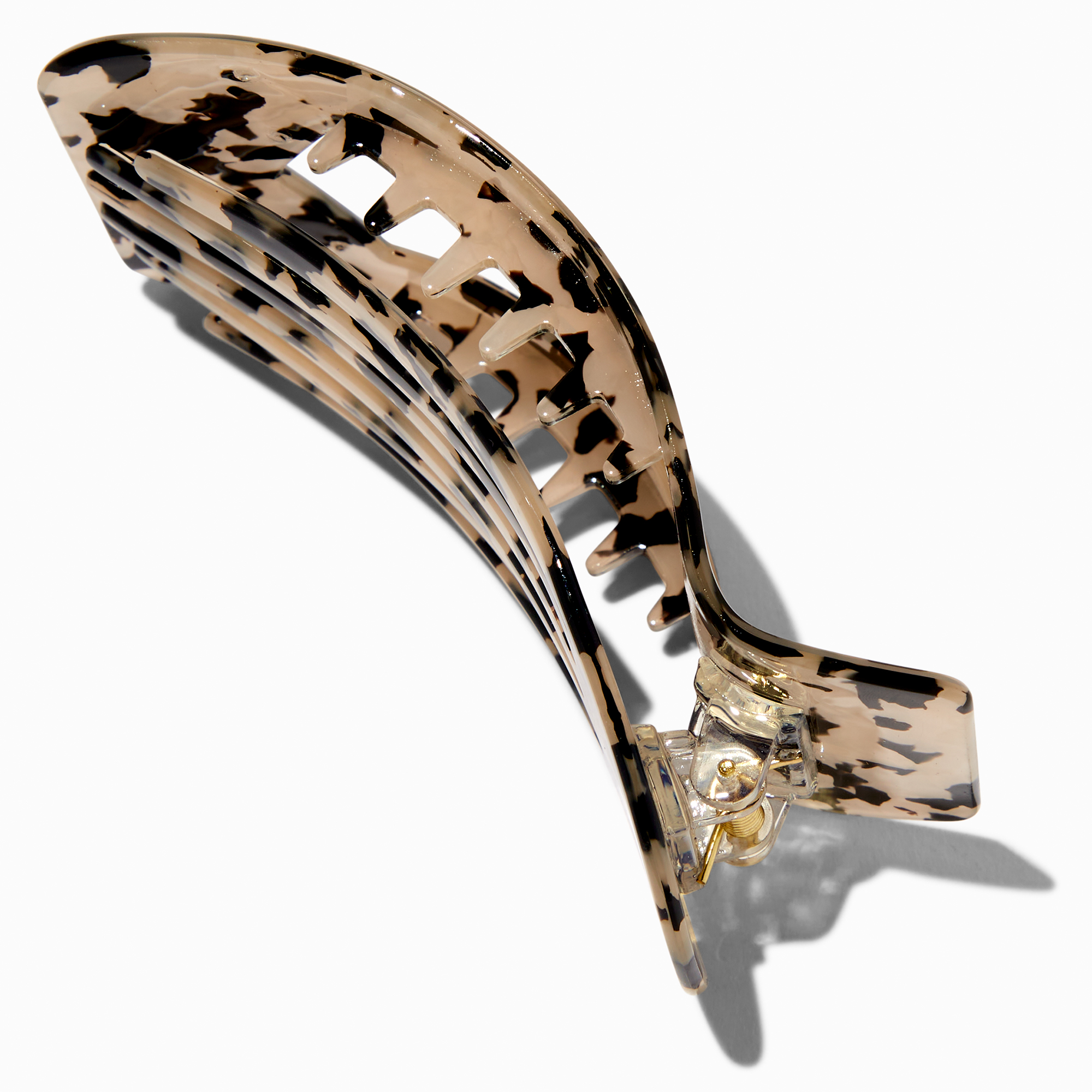 Blonde Tortoiseshell Rectangle Yoga Hair Claw