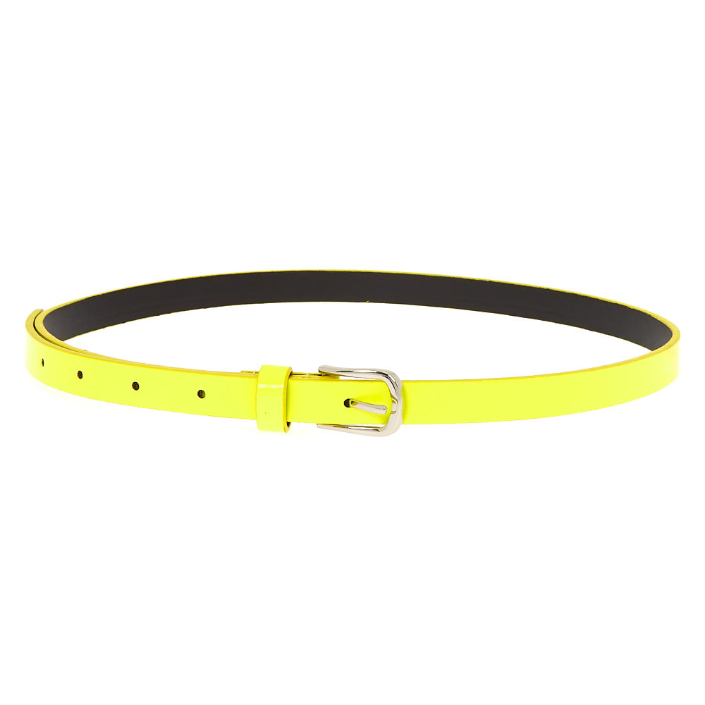 Neon Fashion Belt - Yellow | Claire's US