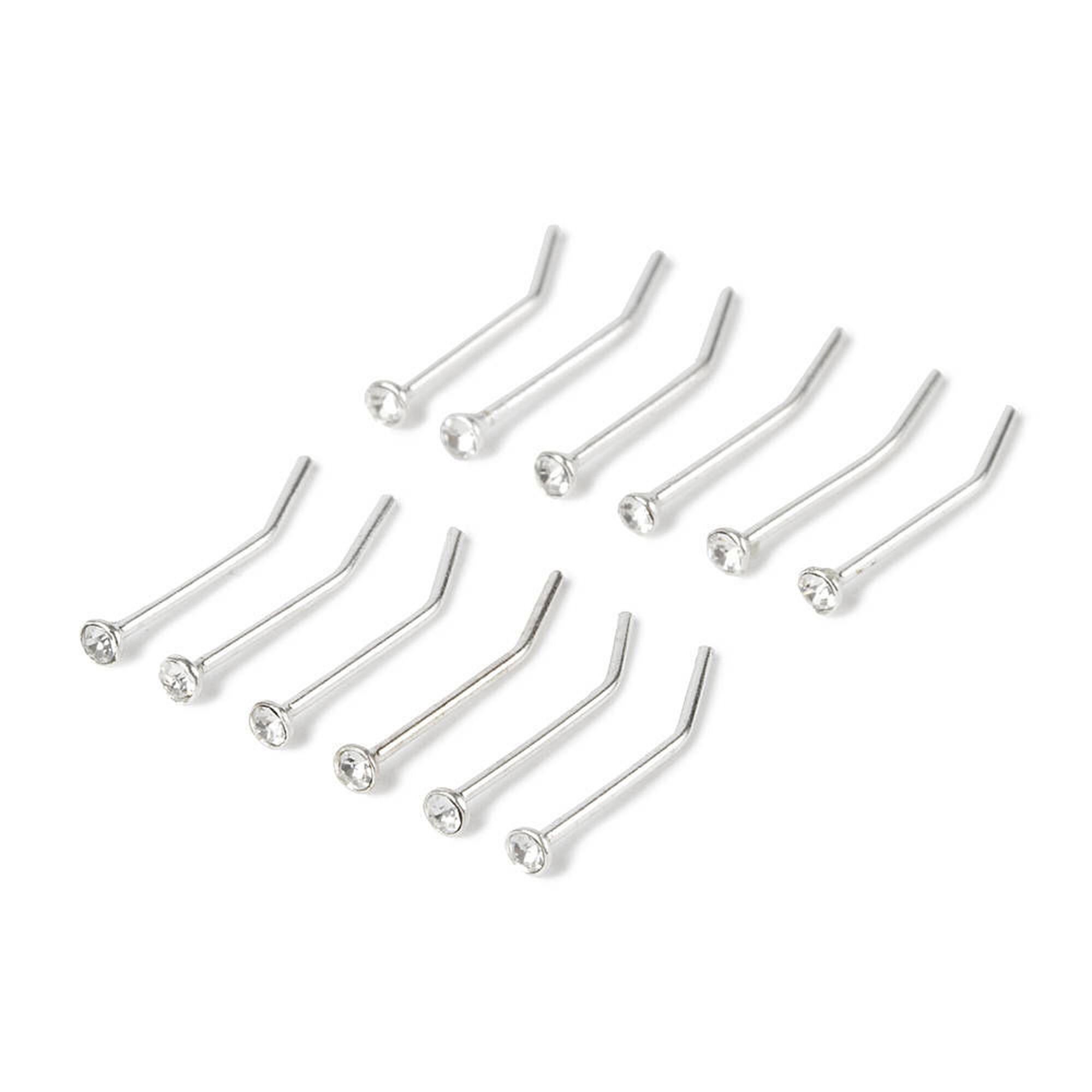Nose piercing deals retainer claire's