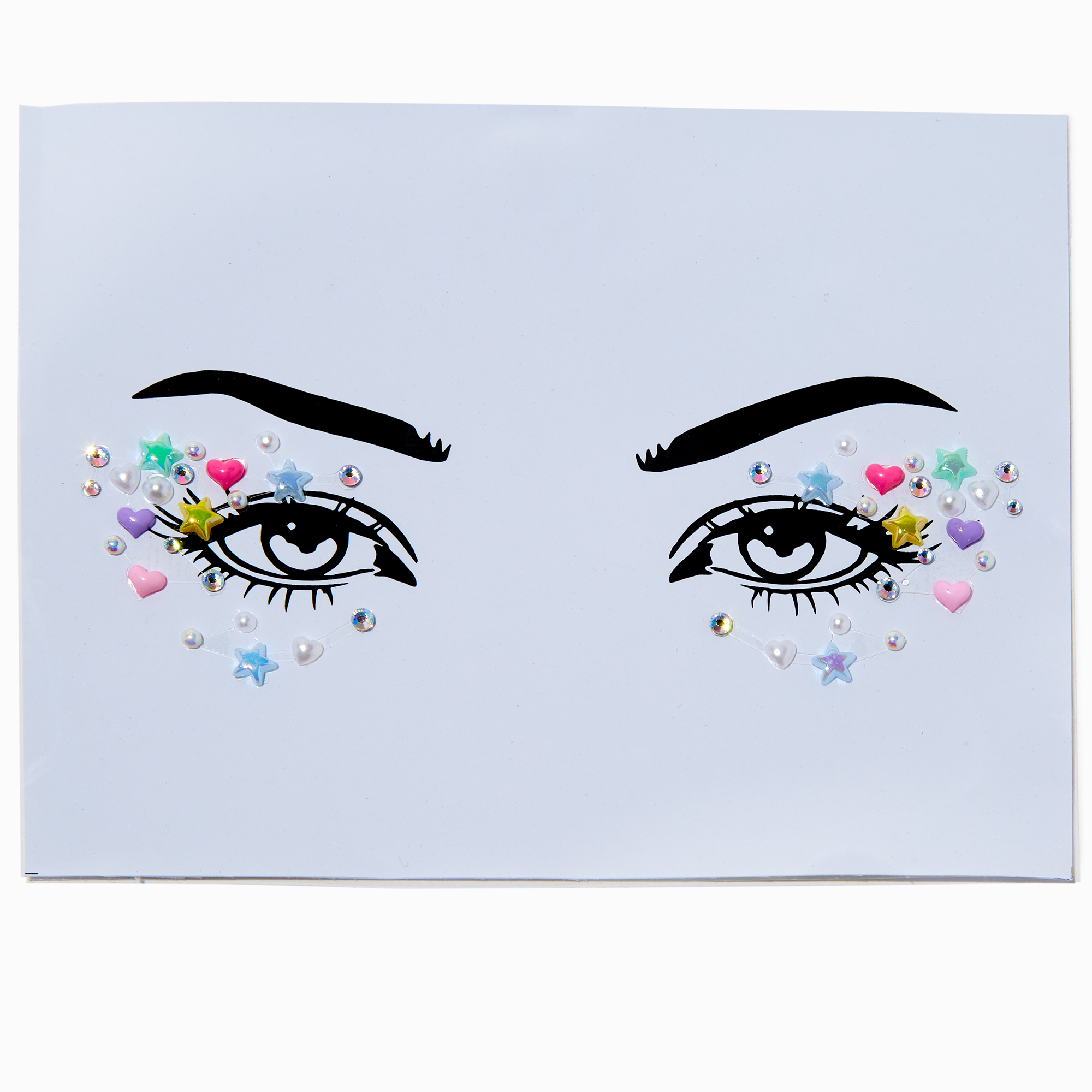 Puffy Heart & Star Eye Gems