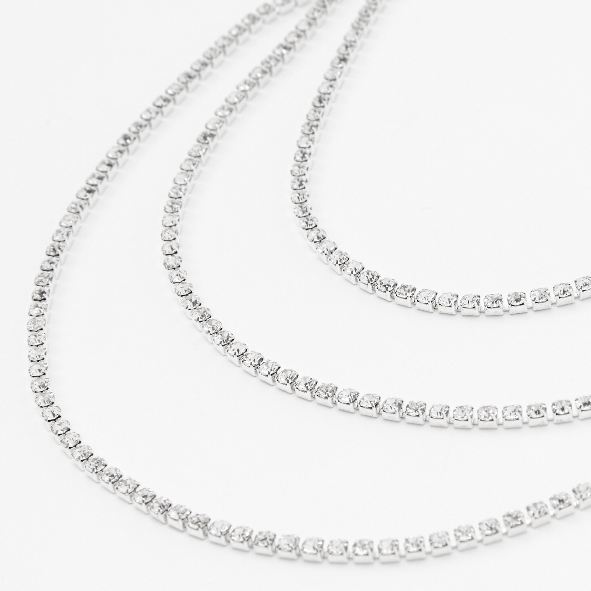 【STONEHENgE】Silver Material Ribbon Necklace SC24B12T StoneHenge Cubic Silver Necklace SC24B10E Silver925 White