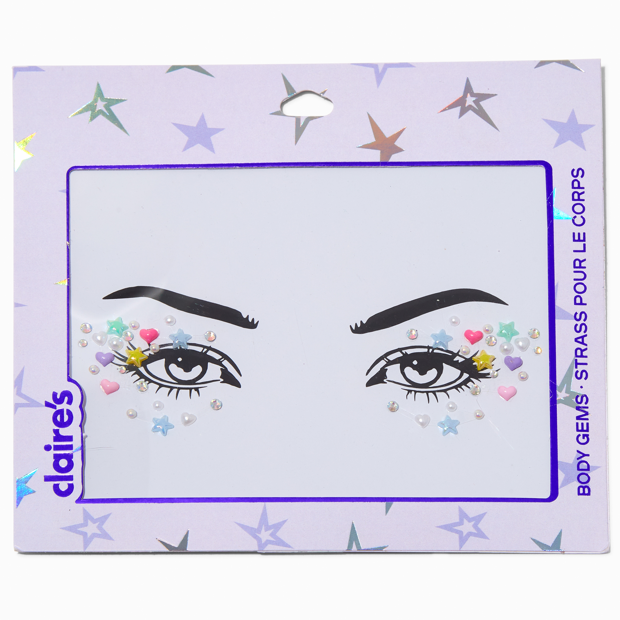 Puffy Heart & Star Eye Gems