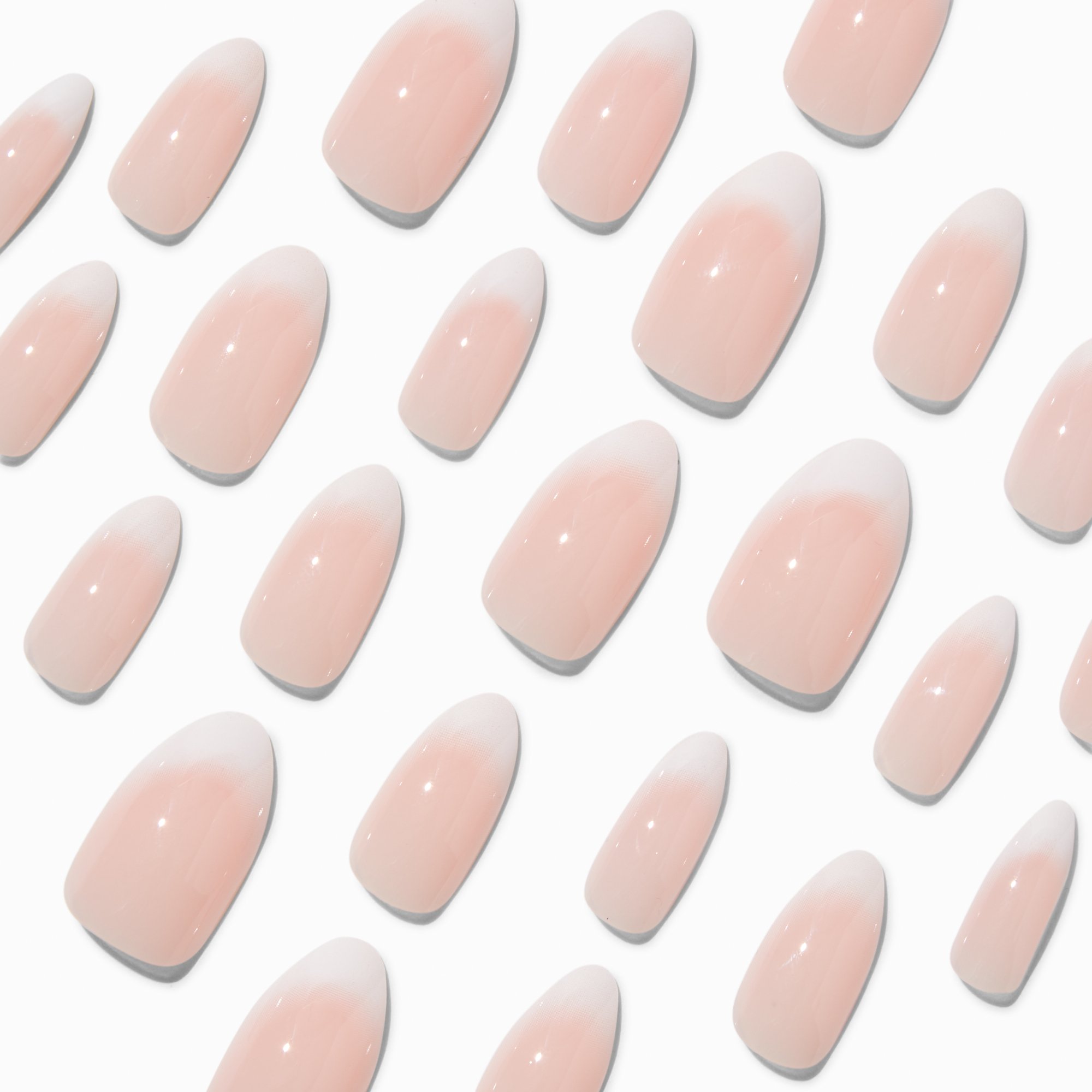 Ombré French Tip Stiletto Vegan Faux Nail Set - 24 Pack