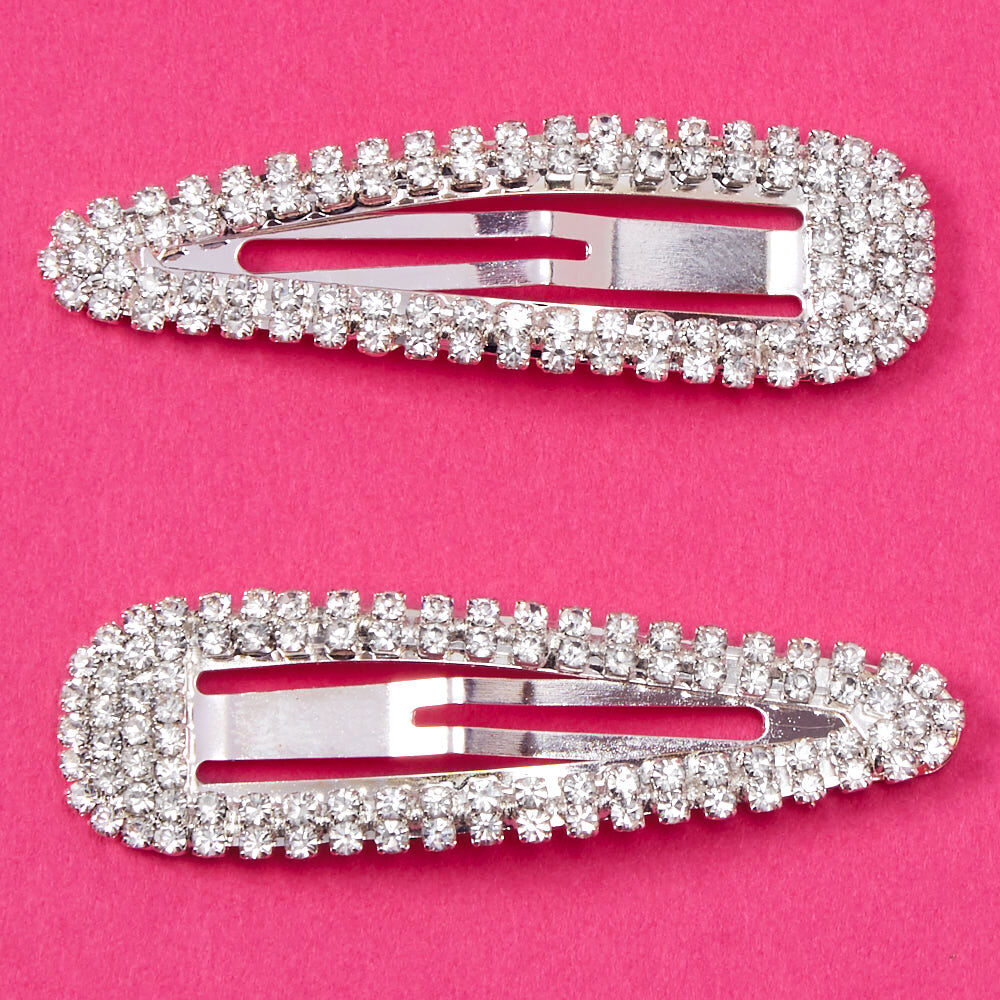 【2個】Clear Sparkling Row Clip スペーサー クリップ Shining Path Clip in Pandora Rose™ & Clear CZ
