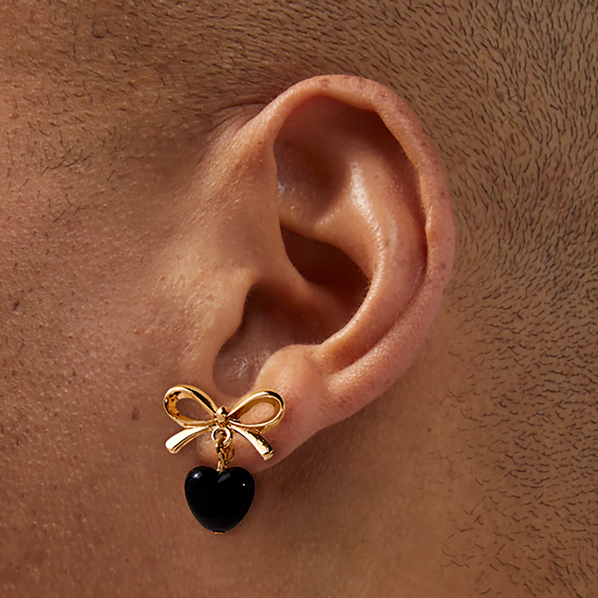 ☆HEI☆ 3chain drop earring HE19SESW032XXFR Gold-tone Big Chain Drop Earrings | Claire's US