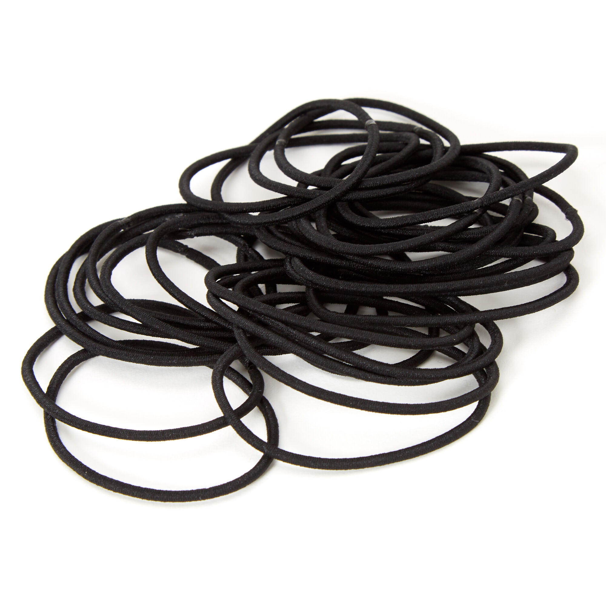 Black Lurex Hair Ties - 30 Pack