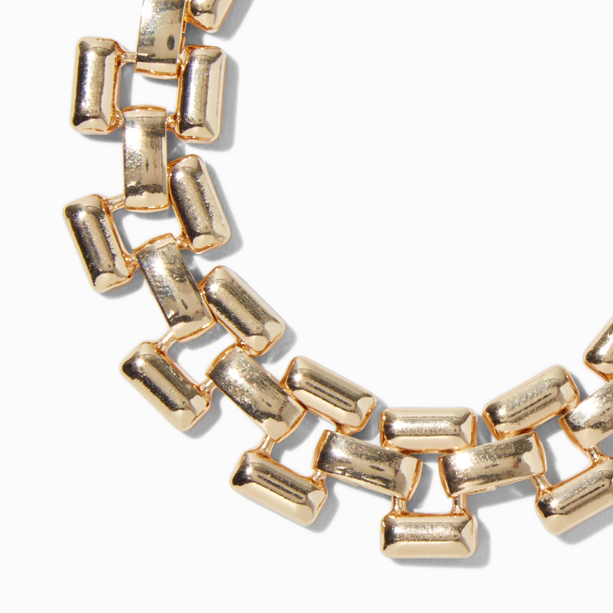 Gold-tone Watch Chain Bracelet