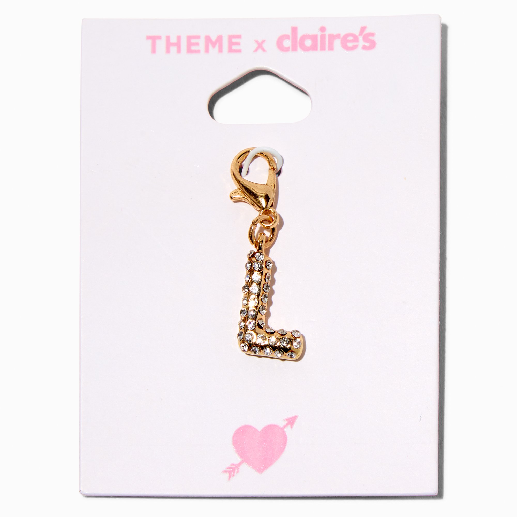 T H E M E x Claire's Gold-tone Initial Charm