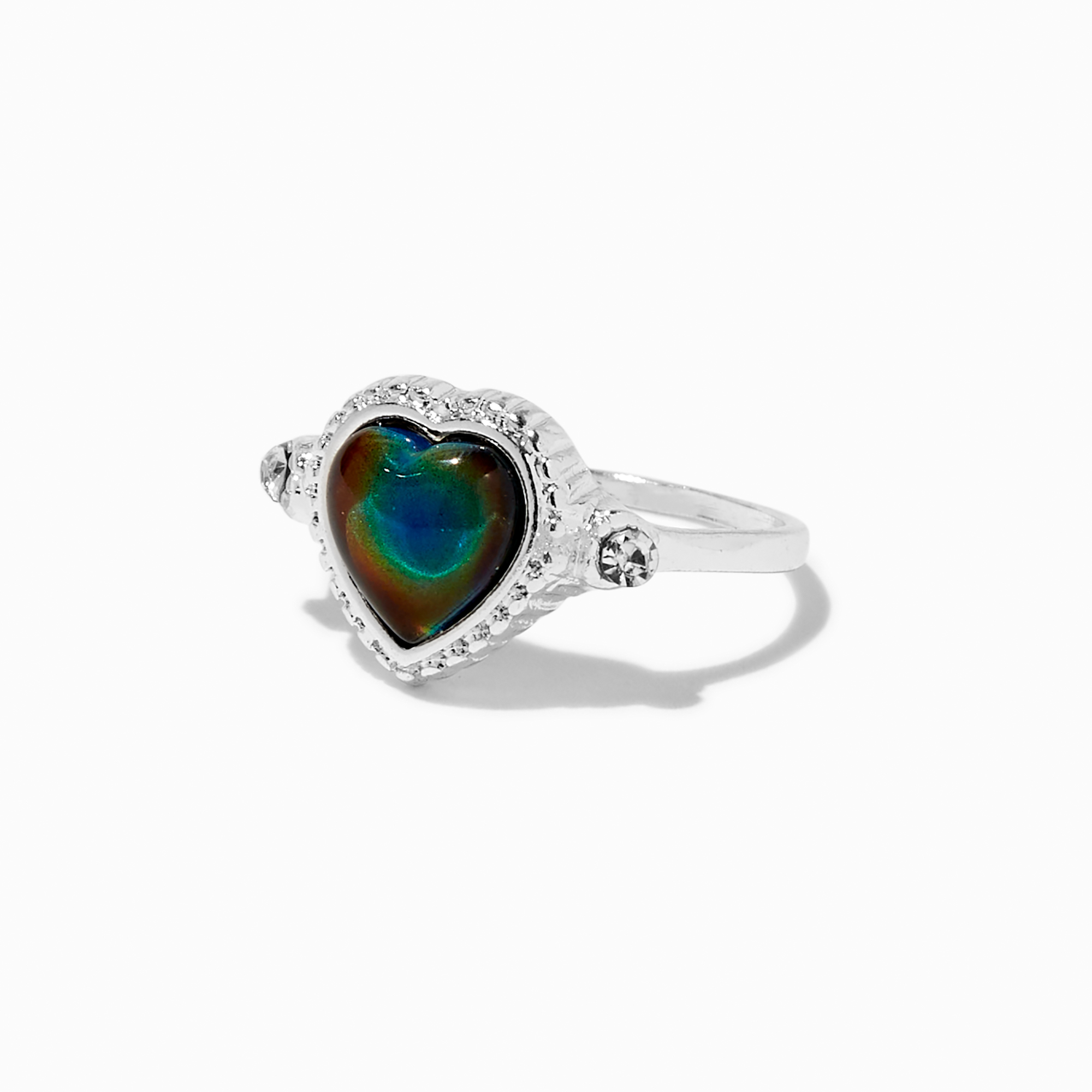 【as if calie】24FW CALIE HEART RING Amazon.com: 925 Sterling Silver Shiny Full Diamond Ring