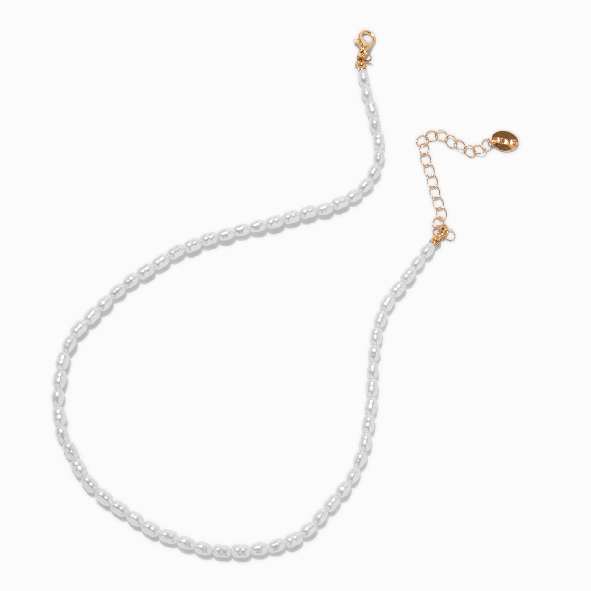 White Pearl Choker Necklace