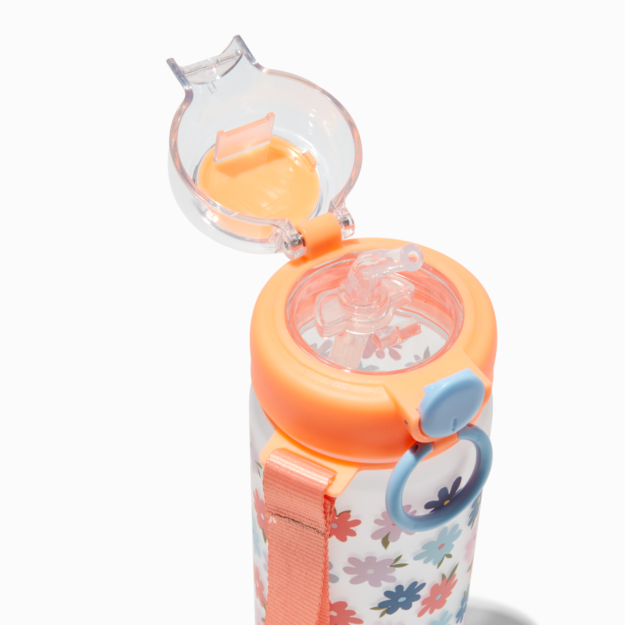 Daisy Print Wristlet Water Bottle