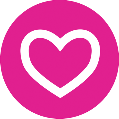 Rewards link heart icon logo